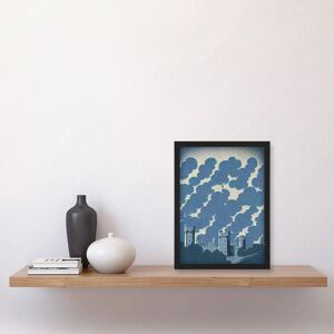 Artery8 Windsor Castle Cloudy Sky - blue - A4 - print Artery8 Windsor Castle Cloudy Sky - blue - A4 - print