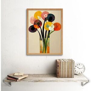 Artery8 - Spring Flowers - 12x16 - Light Oak Frame - Art Print Artery8 - Spring Flowers - 12x16 - Light Oak Frame - Art Print