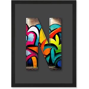 Artery8 - Letter N Tagging Graffiti Alphabet - A4 - Wall Art Print Artery8 - Letter N Tagging Graffiti Alphabet - A4 - Wall Art Print