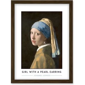 Artery8 - Girl With A Pearl Earring - A4 - Framed - Art Print Artery8 - Girl With A Pearl Earring - A4 - Framed - Art Print