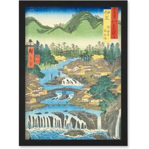 Artery8 - Shuzen Temple Hot Springs - Framed Wall Art Artery8 - Shuzen Temple Hot Springs - Framed Wall Art