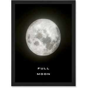Artery8 Phases of the Moon - Black - A4 - Framed - Poster Artery8 Phases of the Moon - Black - A4 - Framed - Poster