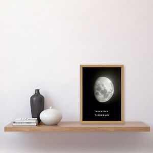 Artery8 - Phases of the Moon - A4 - Framed Light Oak - Poster Artery8 - Phases of the Moon - A4 - Framed Light Oak - Poster