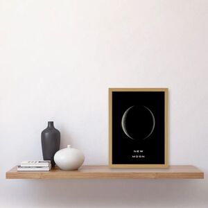 Artery8 - Phases of the Moon - A4 - Framed Wall Art Artery8 - Phases of the Moon - A4 - Framed Wall Art