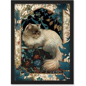 Artery8 - Himalayan Persian Cat - Framed Wall Art Print Artery8 - Himalayan Persian Cat - Framed Wall Art Print