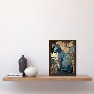 Artery8 - RussianBlueCat - A4 - Brown - Art Print Artery8 - RussianBlueCat - A4 - Brown - Art Print