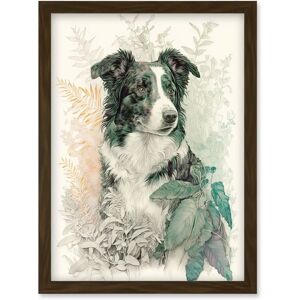 Artery8 - Border Collie Field - Framed - Colour Pencil Portrait - Art Print Artery8 - Border Collie Field - Framed - Colour Pencil Portrait - Art Print