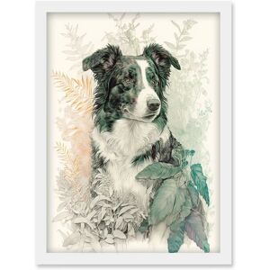 Artery8 - Border Collie Pencil - A4 - Wall Art Print Artery8 - Border Collie Pencil - A4 - Wall Art Print