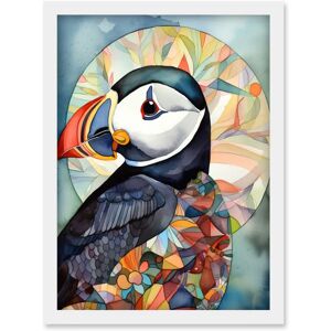 Artery8 - Puffin Bird Portrait - A4 - Framed - Wall Art Print Artery8 - Puffin Bird Portrait - A4 - Framed - Wall Art Print