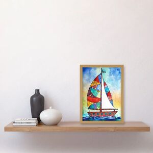 Artery8 - Sailboat With Flower Pattern - Flower Pattern Artery8 - Sailboat With Flower Pattern - Flower Pattern