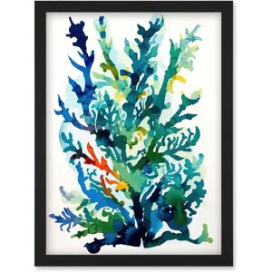Artery8 - Seaweed Plant - Black - A4 - Wall Art Print Artery8 - Seaweed Plant - Black - A4 - Wall Art Print