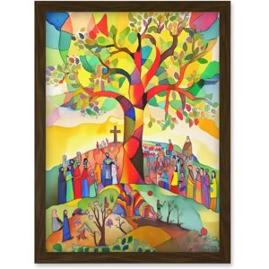 Artery8 - Sermon On The Mount - Jesus Folk Art - Wall Art Artery8 - Sermon On The Mount - Jesus Folk Art - Wall Art