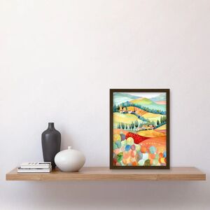 Artery8 - Chianti Hills - Brown - A4 - Wall Art Artery8 - Chianti Hills - Brown - A4 - Wall Art