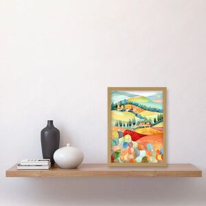 Artery8 - Chianti Italy Rolling Hills - A4 - Wall Art Artery8 - Chianti Italy Rolling Hills - A4 - Wall Art