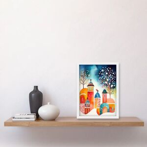 Artery8 - Winter Churchyard Snowfall - A4 - Wall Art Artery8 - Winter Churchyard Snowfall - A4 - Wall Art