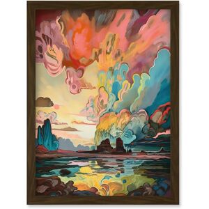 Artery8 - Van Gogh Inspired Clouds Over Mono Lake - Watercolour Artery8 - Van Gogh Inspired Clouds Over Mono Lake - Watercolour