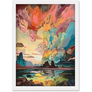 Artery8 - VanGoghInspired - Mono Lake - Wall Art Print Artery8 - VanGoghInspired - Mono Lake - Wall Art Print