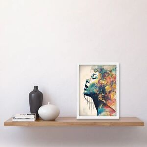 Artery8 - Sensual Woman - Pastel - A4 White - Art Print Artery8 - Sensual Woman - Pastel - A4 White - Art Print