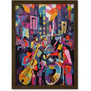 Artery8 - New Orleans Jazz Festival - A4 - Framed - Wall Art Artery8 - New Orleans Jazz Festival - A4 - Framed - Wall Art