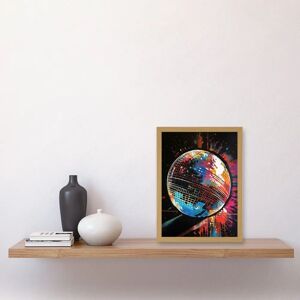 Artery8 - Disco Ball Night Reflections - A4 - Wall Art Print Artery8 - Disco Ball Night Reflections - A4 - Wall Art Print