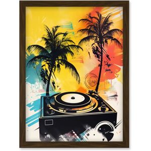 Artery8 - PalmTrees - A4 - Brown - Framed Wall Art Artery8 - PalmTrees - A4 - Brown - Framed Wall Art