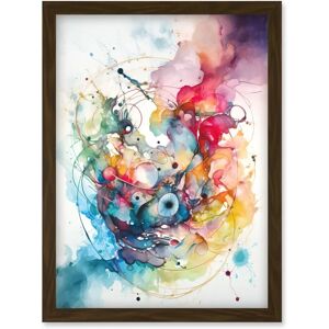 Artery8 - Abstract Organic Form - Multicolour Splatter - Wall Art Artery8 - Abstract Organic Form - Multicolour Splatter - Wall Art