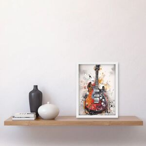 Artery8 - Electric Mandolin Guitar Illustration - Watercolour - A4 - Art Print Artery8 - Electric Mandolin Guitar Illustration - Watercolour - A4 - Art Print