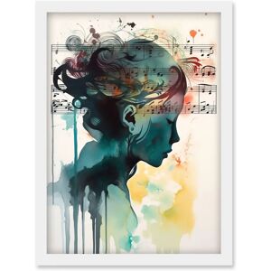 Artery8 - Music on my Mind - Framed Wall Art Artery8 - Music on my Mind - Framed Wall Art