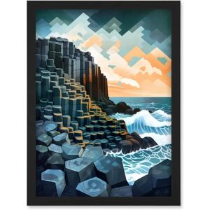 Artery8 - Giant's Causeway - Basalt - Framed - Art Artery8 - Giant's Causeway - Basalt - Framed - Art