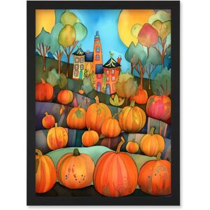 Artery8 - Farm House Halloween Pumpkin Patch - A4 Artery8 - Farm House Halloween Pumpkin Patch - A4