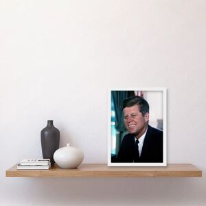 Artery8 - John F Kennedy Portrait - A4 - Framed - Wall Art Print Artery8 - John F Kennedy Portrait - A4 - Framed - Wall Art Print