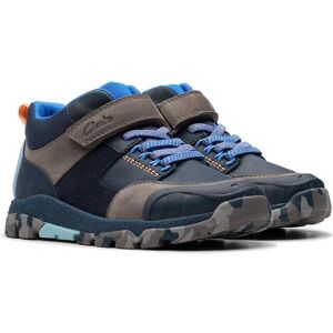 Clarks Steggy2 Glow Kinder Navy Hoch-Turnschuhe - Trainers Clarks Steggy2 Glow Kinder Navy Hoch-Turnschuhe - Trainers