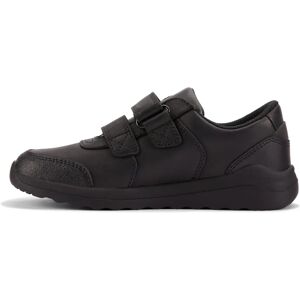 Clarks Daze Step 2 K Boys School Shoes - Black - Wide Fit Clarks Daze Step 2 K Boys School Shoes - Black - Wide Fit