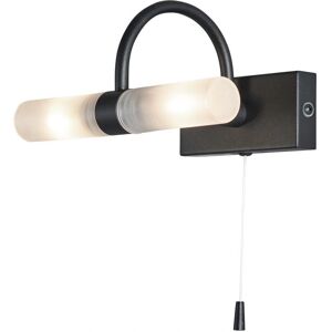 Litecraft - Crista - Satin Black - 2 Arm - Wall light Litecraft - Crista - Satin Black - 2 Arm - Wall light