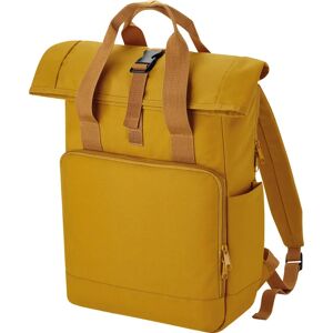 Bagbase Mustard Yellow Recycled Twin Handle Rolltop Backpack - Backpack Bagbase Mustard Yellow Recycled Twin Handle Rolltop Backpack - Backpack