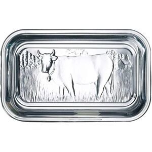 Luminarc Cow Butter Dish - Glass, Embossed, Removable Lid Luminarc Cow Butter Dish - Glass, Embossed, Removable Lid