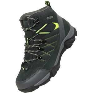 Mountain Warehouse - Trail Suede Walking Boots - Lime - 13 UK Child - Boots Mountain Warehouse - Trail Suede Walking Boots - Lime - 13 UK Child - Boots