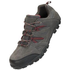 Mountain Warehouse Donkergrijze suède wandelschoenen - Wandelschoenen Mountain Warehouse Donkergrijze suède wandelschoenen - Wandelschoenen