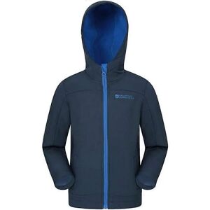 Mountain Warehouse Exodus Waterdichte Soft Shell Jas - Kids Navy Mountain Warehouse Exodus Waterdichte Soft Shell Jas - Kids Navy