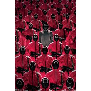 Pertemba FR - Home Squid Game Key Art Poster Pink/Black - Poster Pertemba FR - Home Squid Game Key Art Poster Pink/Black - Poster
