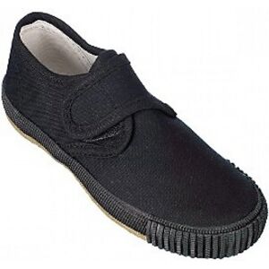 Pertemba UTCS1341 Black Canvas Plimsolls - Plimsolls Pertemba UTCS1341 Black Canvas Plimsolls - Plimsolls
