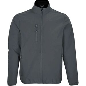 Sols Falcon Gerecyclede Soft Shell Jas - Heren Antraciet - Jas Sols Falcon Gerecyclede Soft Shell Jas - Heren Antraciet - Jas