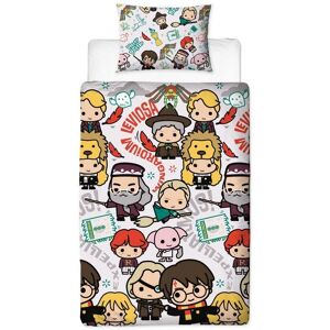 Harry Potter White Single Reversible Duvet Cover Set - Duvet Cover Set Harry Potter White Single Reversible Duvet Cover Set - Duvet Cover Set