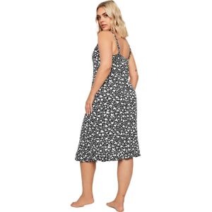 Yours Black & White Heart Print Nightdress - Nightdress Yours Black & White Heart Print Nightdress - Nightdress