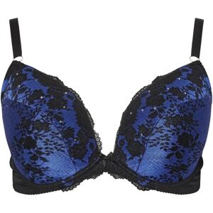 Yours Navy Blue Lace Padded Bra - Lingerie Bra Yours Navy Blue Lace Padded Bra - Lingerie Bra