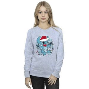 Disney Lilo And Stitch Christmas Lights Sweatshirt - Female Disney Lilo And Stitch Christmas Lights Sweatshirt - Female