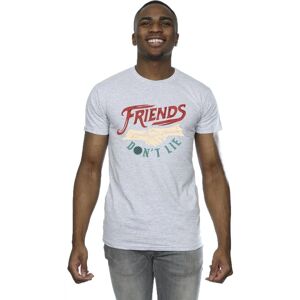 Absolute Cult Netflix Stranger Things Friends Don't Lie T-Shirt - Sport Grey Absolute Cult Netflix Stranger Things Friends Don't Lie T-Shirt - Sport Grey