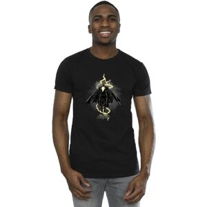 Absolute Cult DC Men's Black Adam Hovering Bolt T-Shirt - T-Shirt Absolute Cult DC Men's Black Adam Hovering Bolt T-Shirt - T-Shirt