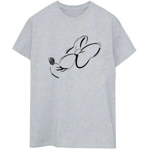 Disney Minnie Mouse Nose Up Boyfriend T-Shirt Sport Grey Disney Minnie Mouse Nose Up Boyfriend T-Shirt Sport Grey