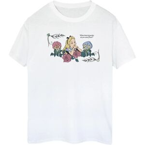Disney Alice T-Shirt Boyfriend Fit Heather Weiß Klein - T-Shirt Disney Alice T-Shirt Boyfriend Fit Heather Weiß Klein - T-Shirt